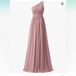 Blush bridesmaid dress